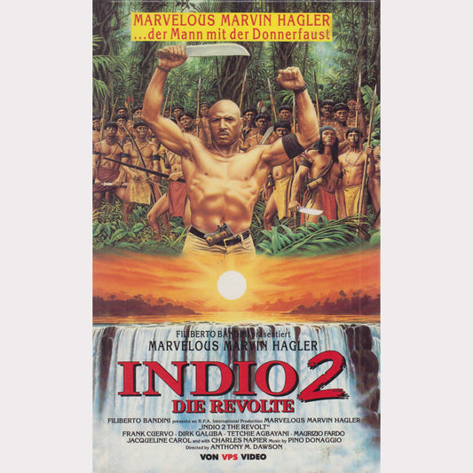 Indio 2 Die Revolte VPS Video 1991 VHS Kassette Cover