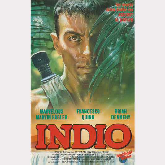 Indio Highlight Video VHS Kassette Cover