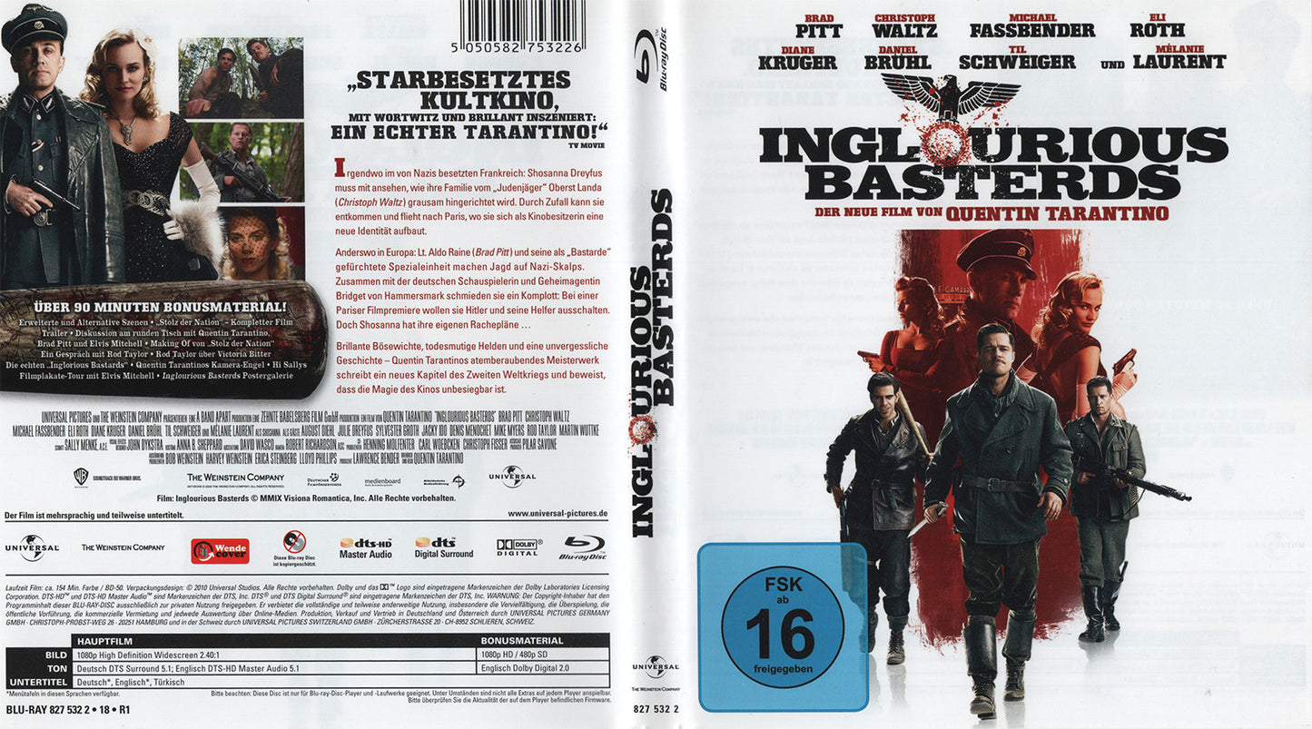 Inglourious Basterds (Blu-ray - 2010 - DE)