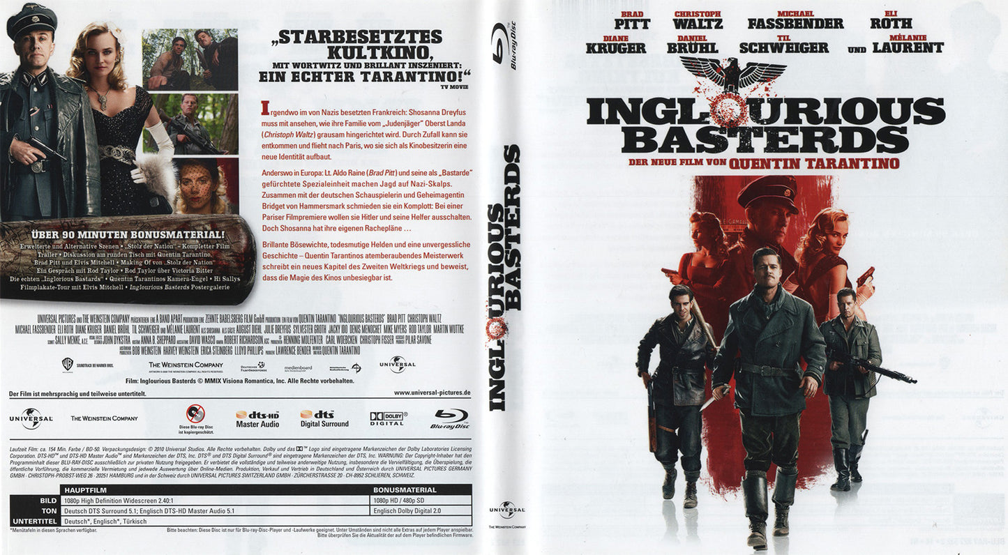 Inglourious Basterds (Blu-ray - 2010 - DE)