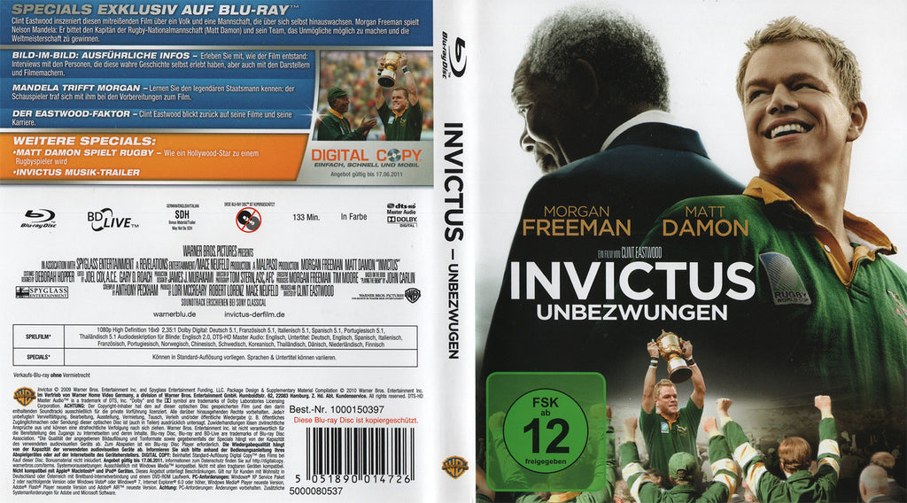 Invictus - Unbezwungen (Blu-ray - 2010 - DE)