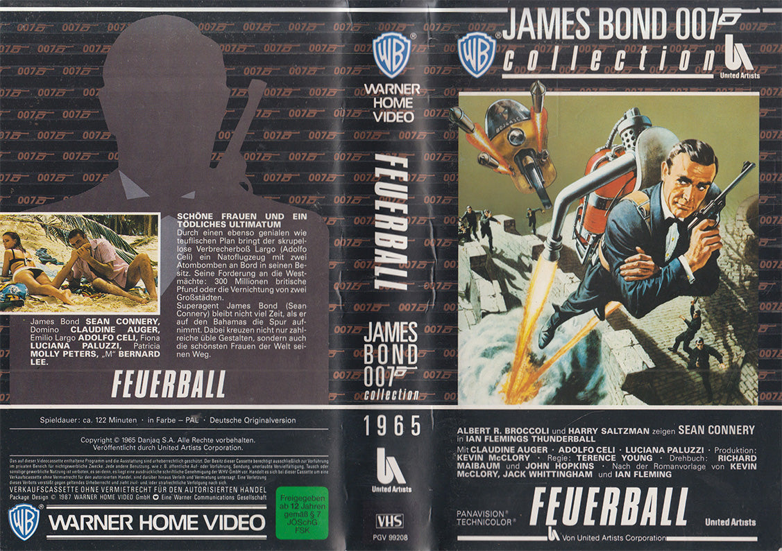 James Bond 007: Feuerball (VHS - 1989 - DE)