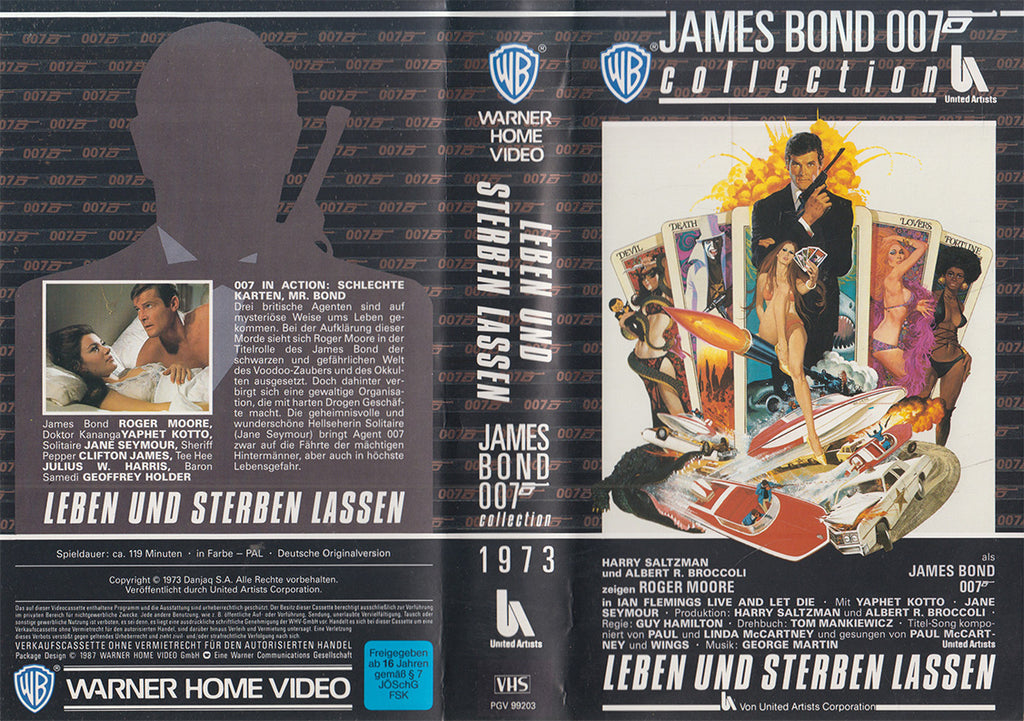 James Bond 007: Leben und sterben lassen (VHS - 1987 - DE)