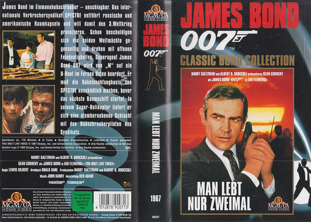 James Bond 007 : On ne vit que deux fois (VHS - 1995 - DE)