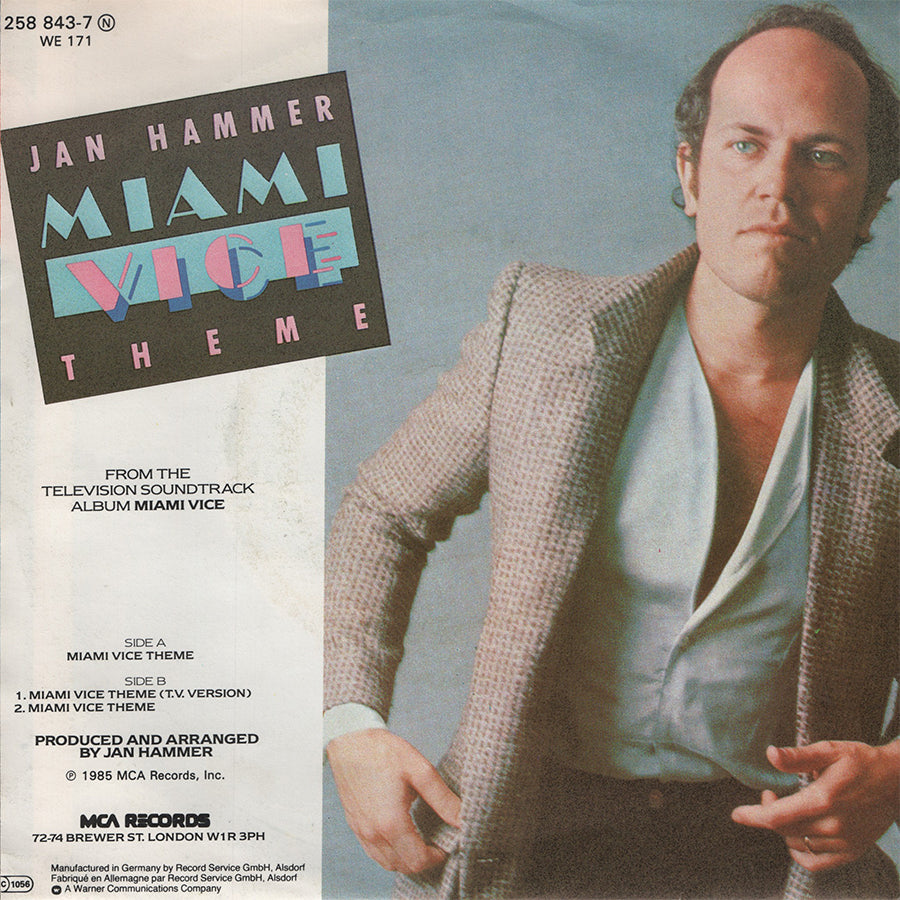 Jan Hammer - Miami Vice Theme (Vinyl 7" - 1985 - EU)