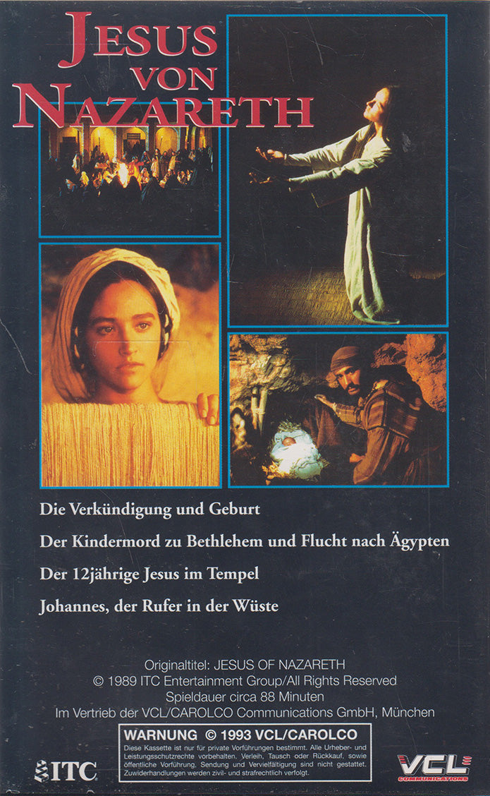 Jesus von Nazareth Teil 1: Geburt und Jugend (VHS - 1993 - DE)