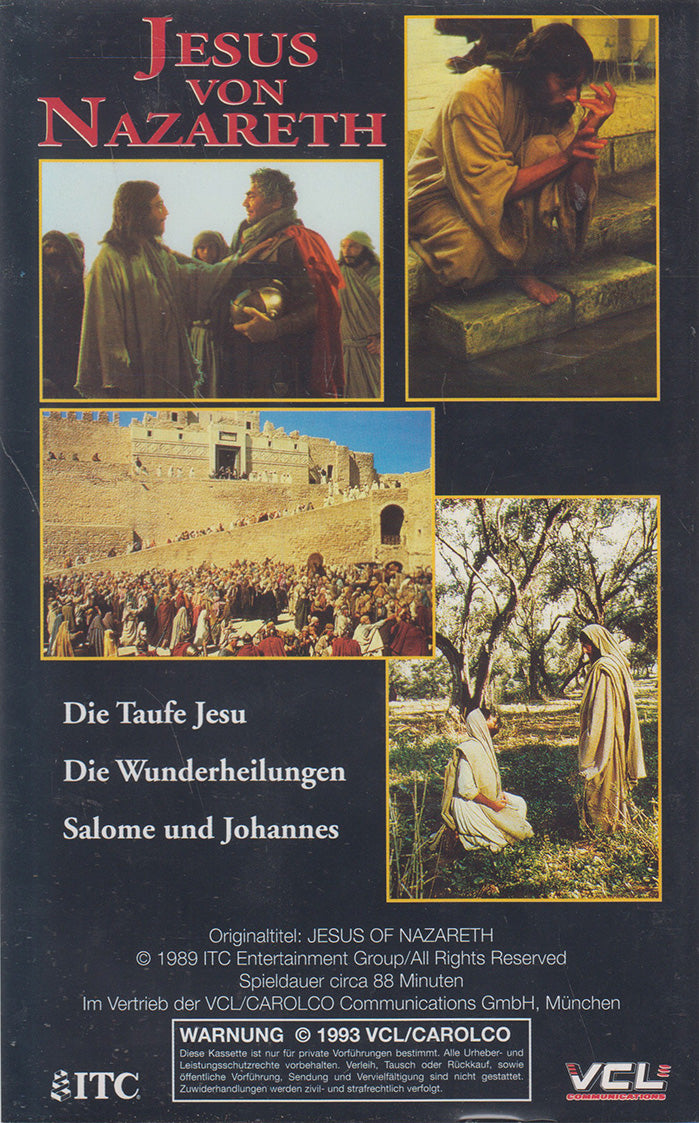 Jésus de Nazareth 2ème partie : Miracles et signes (VHS - 1993 - DE)
