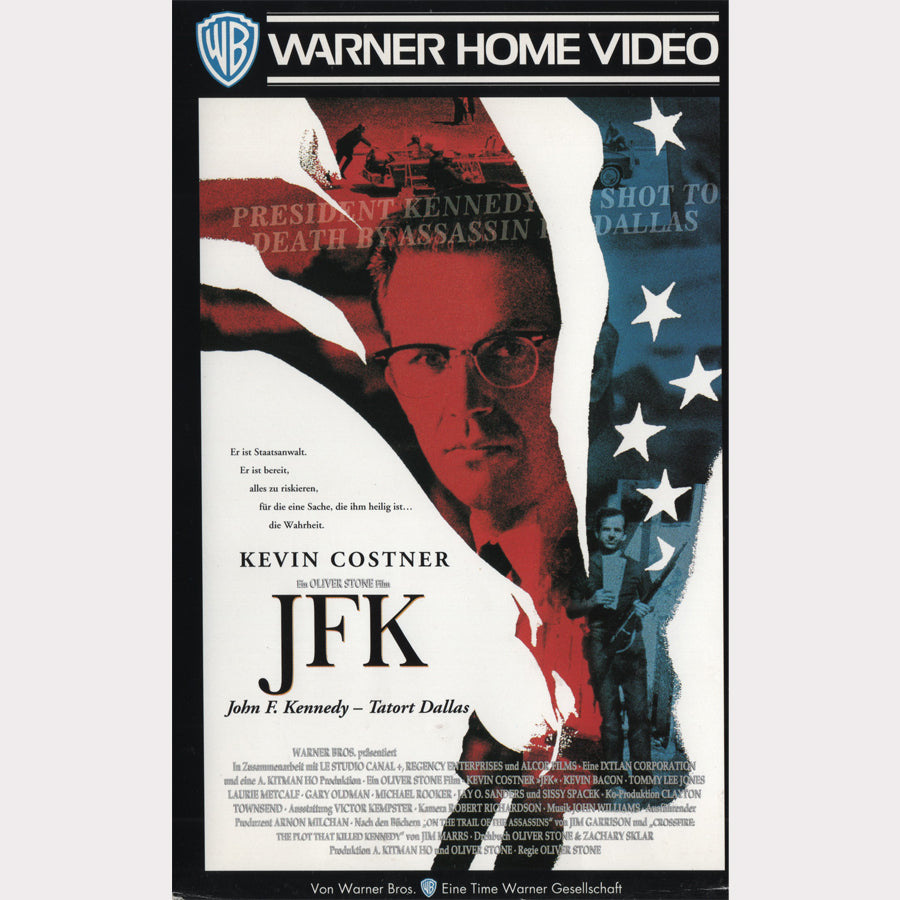 JFK - John F. Kennedy - Scène de crime à Dallas (VHS - 1992 - DE)