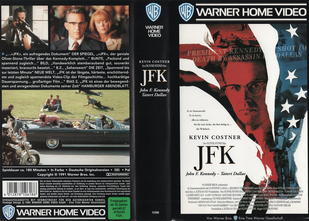 JFK John F. Kennedy - Tatort Dallas (VHS - 1992 - DE)