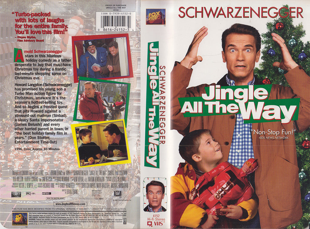 Jingle all the Way Fox Video VHS Kassette Einleger