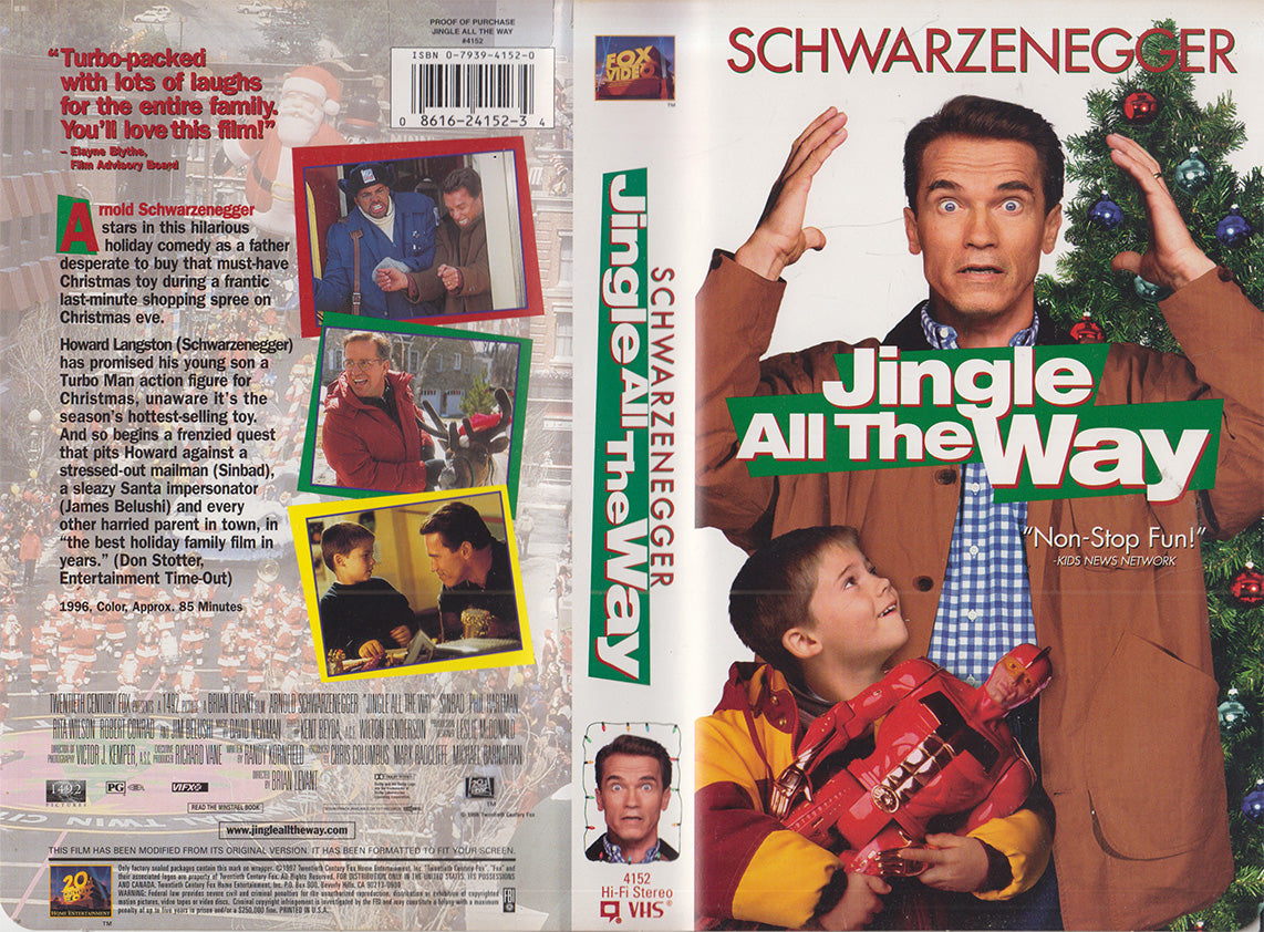 Jingle all the Way Fox Video VHS Kassette Einleger