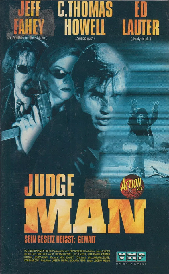 Judge Man VMP Entertainment 1996 VHS Kassette Cover front
