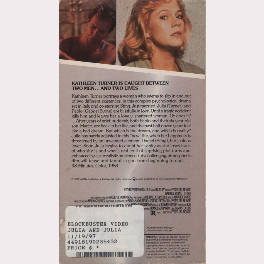 Julia and Julia (VHS - US)