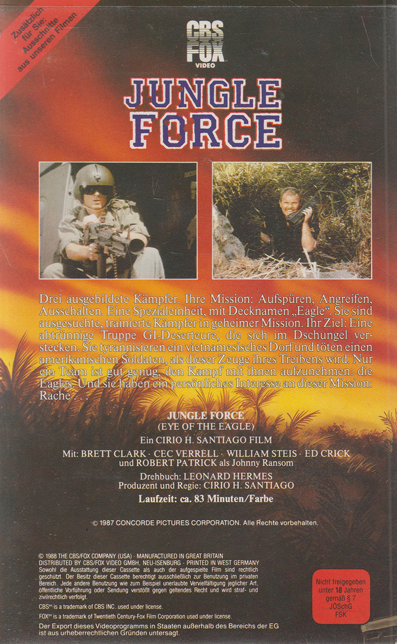 Jungle Force (VHS - 1988 - DE)