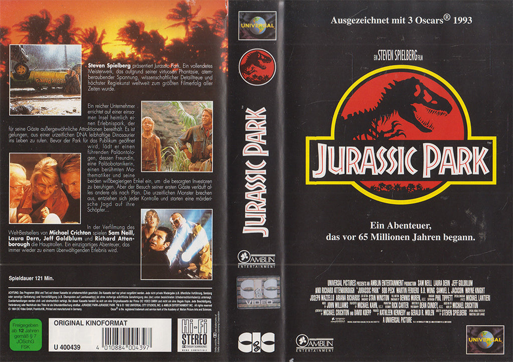 Jurassic Park (VHS - 1994 - DE)