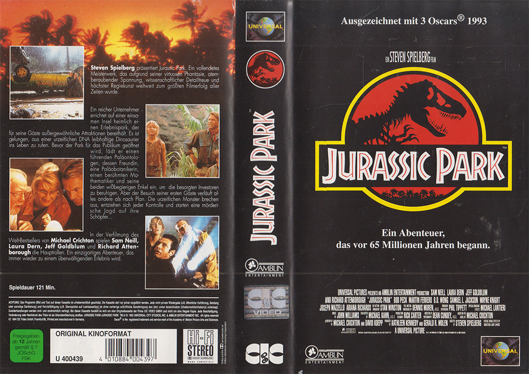 Jurassic Park (VHS - 1994 - DE)