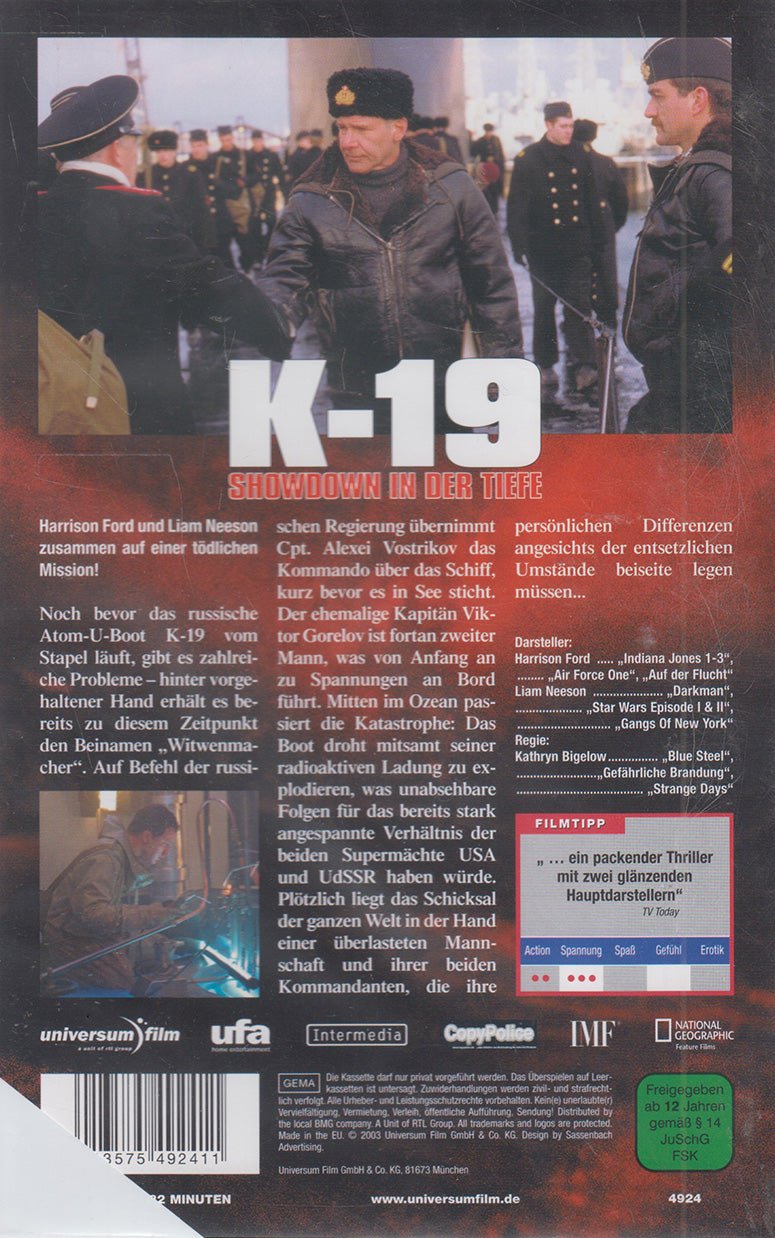 K-19 - Showdown in der Tiefe [Pressekopie] (VHS - 2003 - DE)