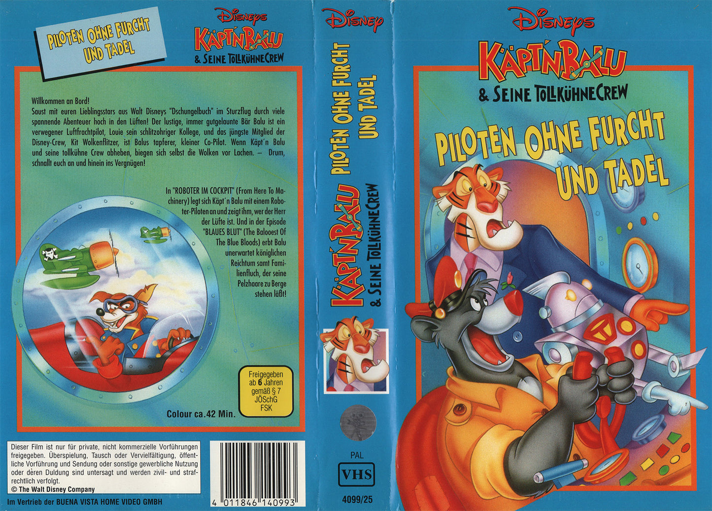 Käpt'n Balu & seine tollkühne Crew: Piloten ohne Furcht und Tadel (VHS - DE)