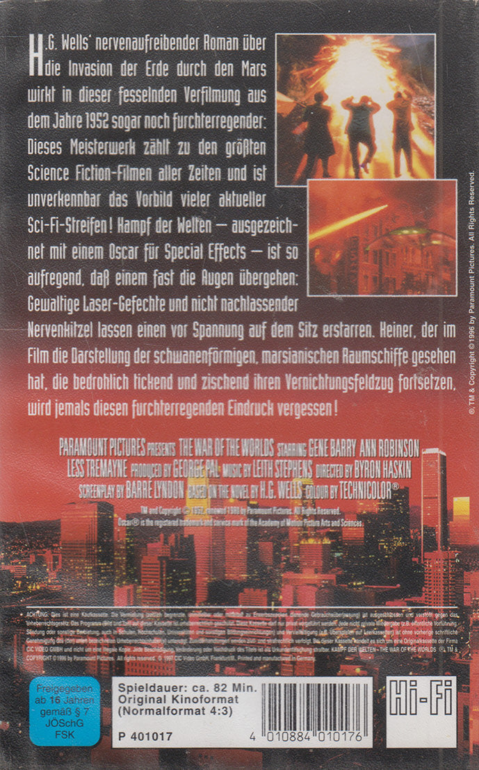 Kampf der Welten (VHS - 1997 - DE)