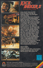 Kick-Boxer 2 Blood Brothers Ascot Video VHS Kassette Cover back