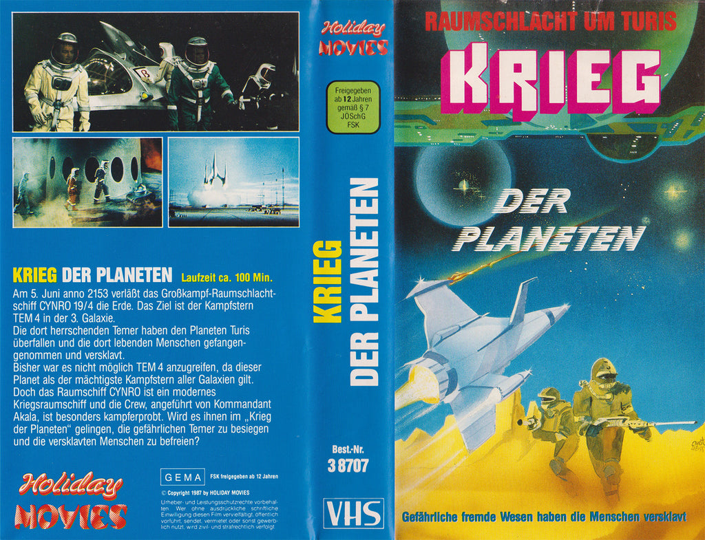 Krieg der Planeten (VHS - 1987 - DE)