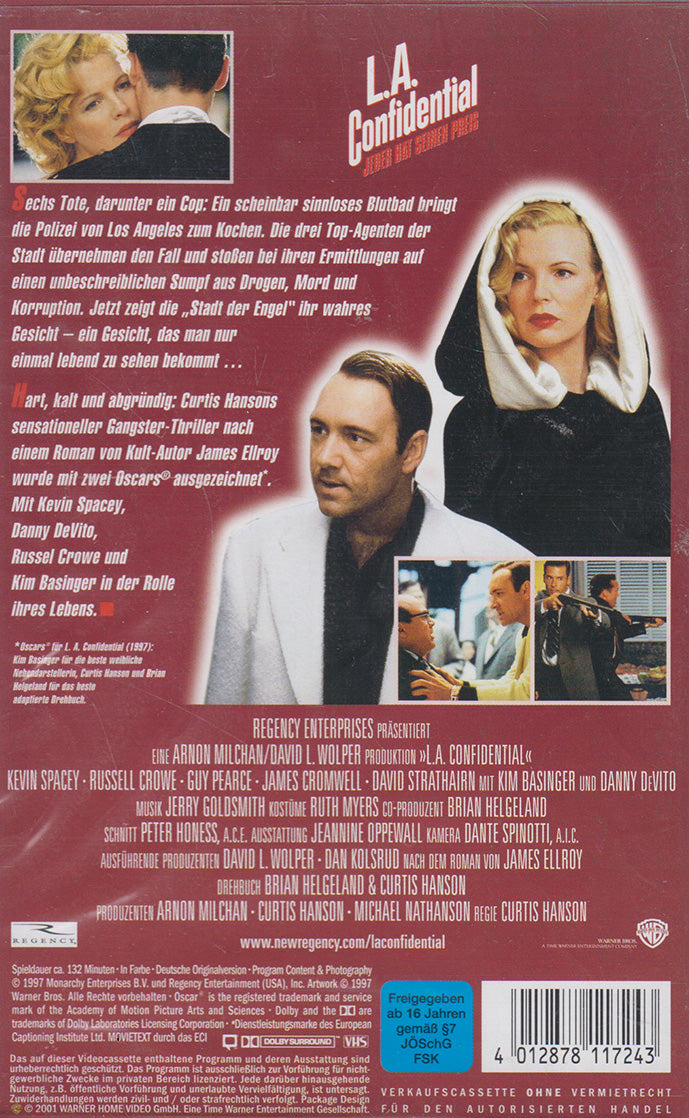 L.A. Confidential - Jeder hat seinen Preis (VHS - 2001 - DE)