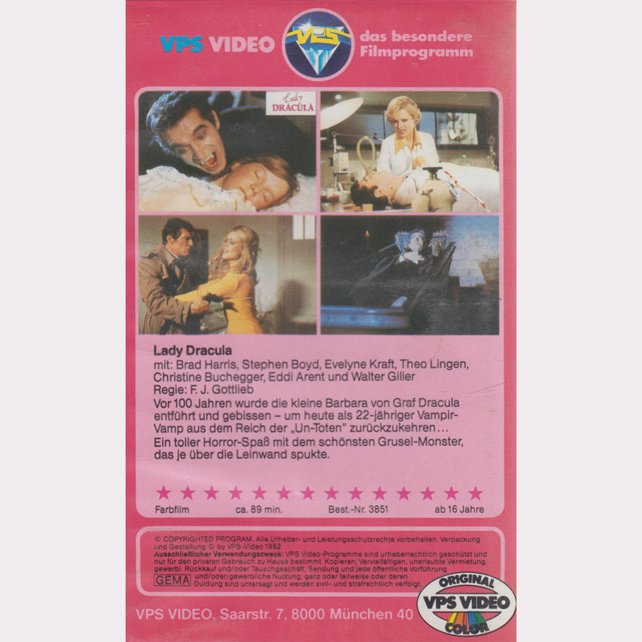 Lady Dracula (VHS - 1982 - DE)