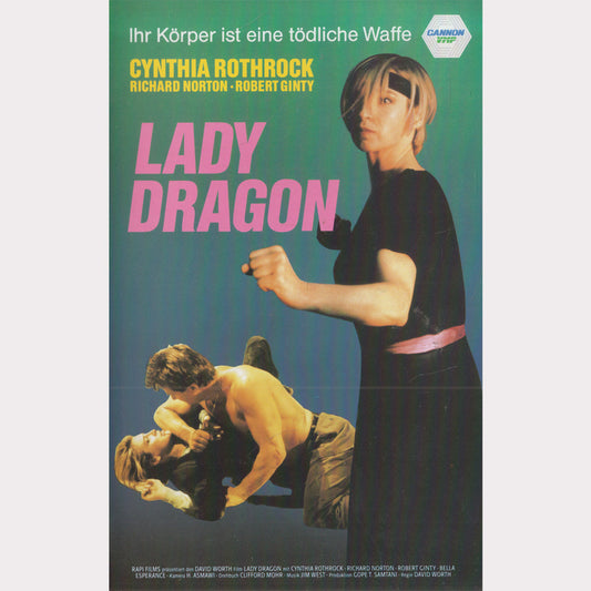 Lady Dragon Cannon/VMP 1992 VHS Kassette Cover