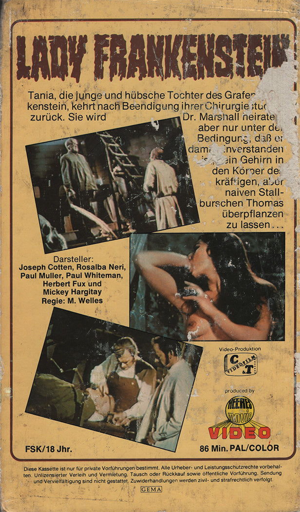 Lady Frankenstein (VHS - DE)