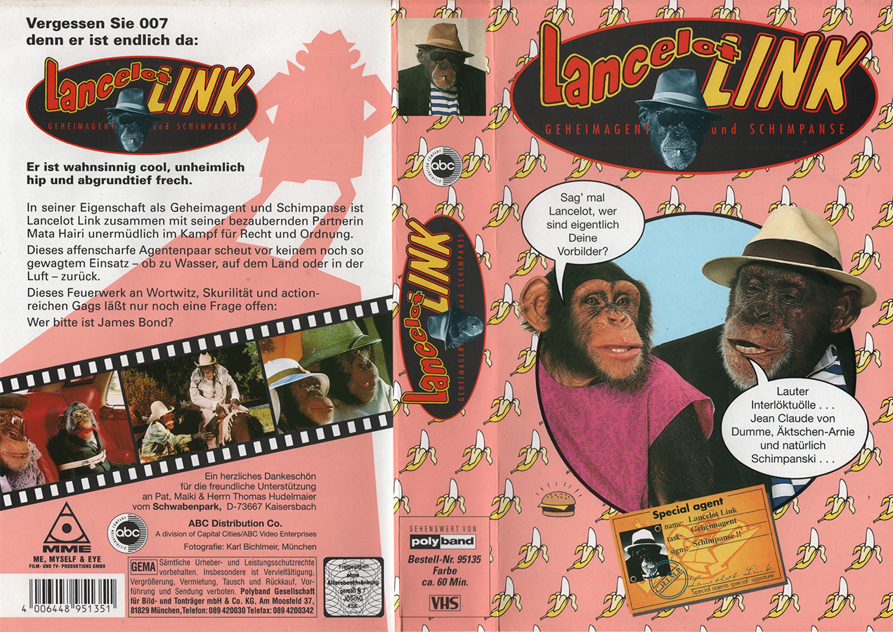 Lancelot Link - Geheimagent und Schimpanse 3 (VHS - DE)