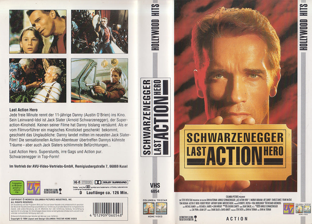 Last Action Hero (VHS - 1994 - DE)