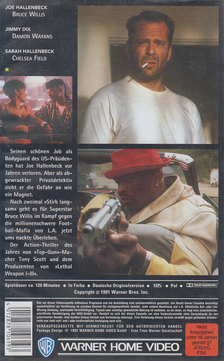 Le Dernier Scout - Le but est de survivre (VHS - 1992 - DE)