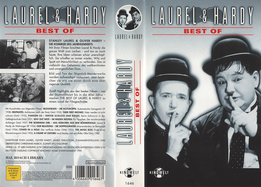 Laurel & Hardy: Best Of (VHS - 1999 - DE)