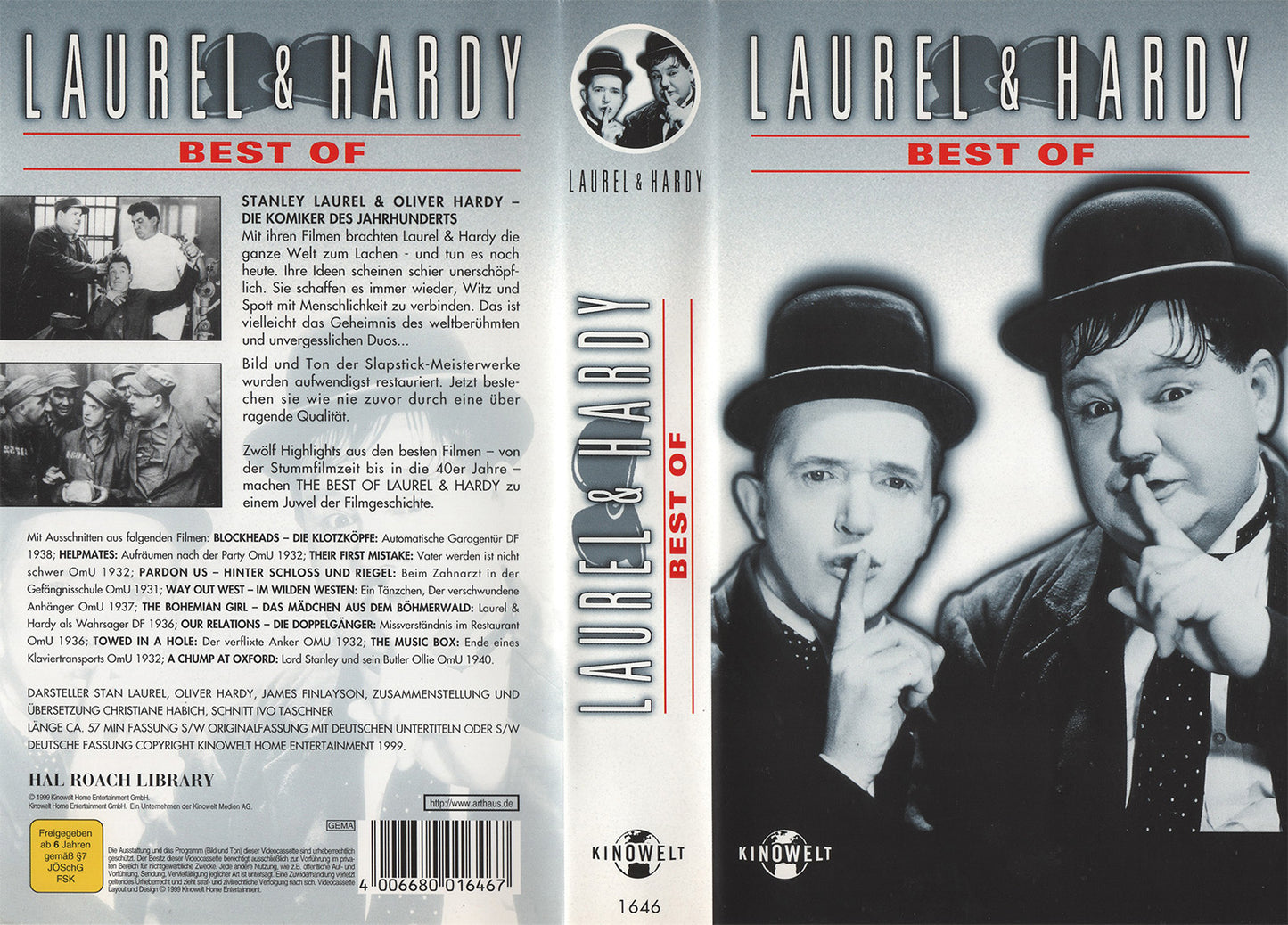 Laurel & Hardy: Best Of (VHS - 1999 - DE)