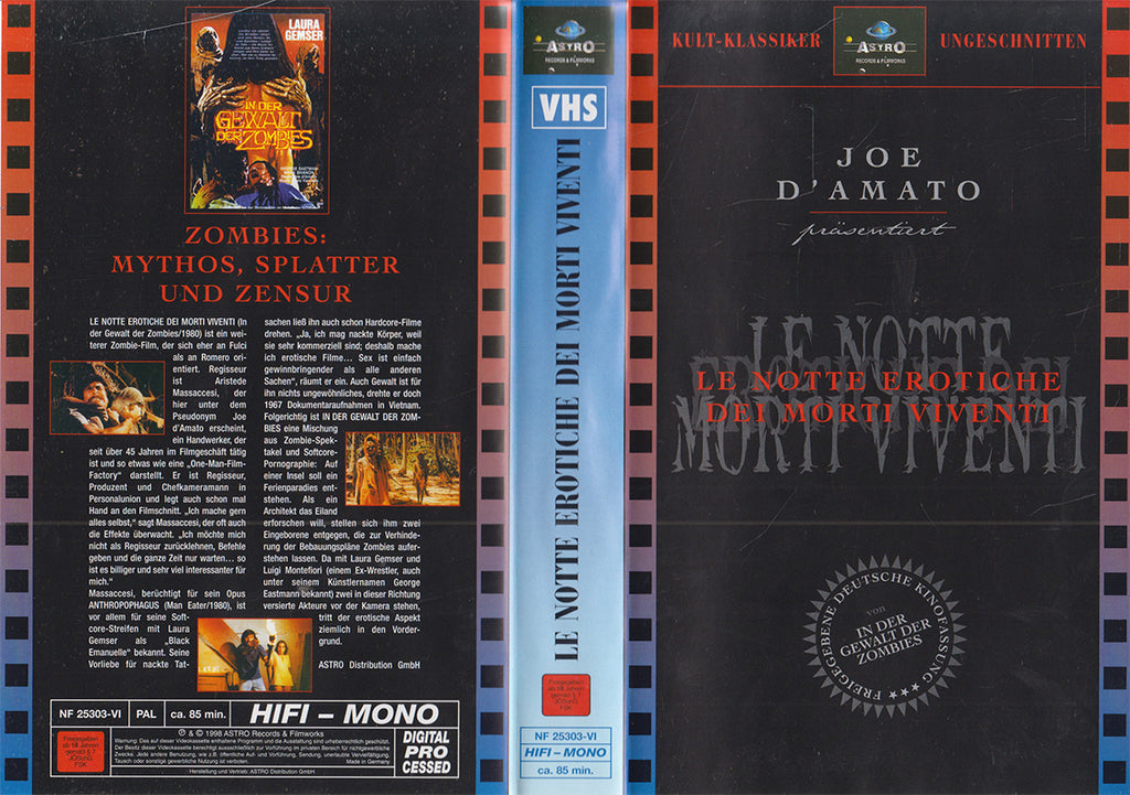Le Notte erotiche dei morti viventi (VHS - 1998 - DE)