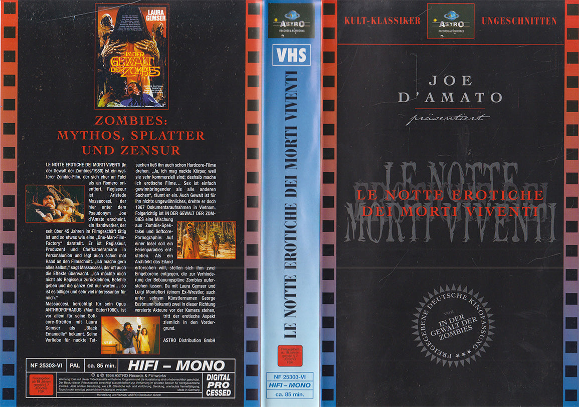 Le Notte erotiche dei morti viventi (VHS - 1998 - DE)
