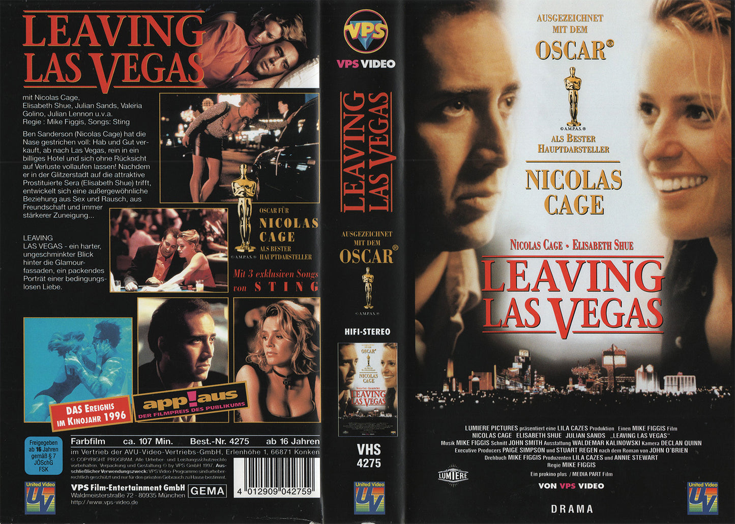 Leaving Las Vegas (VHS - 1997 - DE)