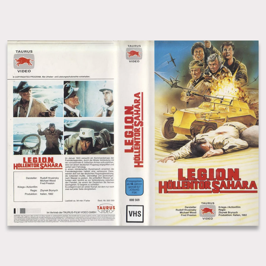 LEGION - Höllentor Sahara [insert VHS (sans cassette/boîtier)]