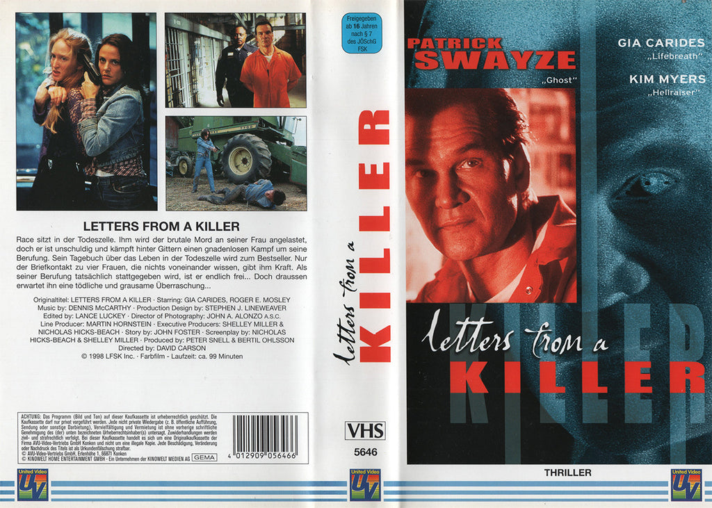 Letters from a Killer (VHS - DE)