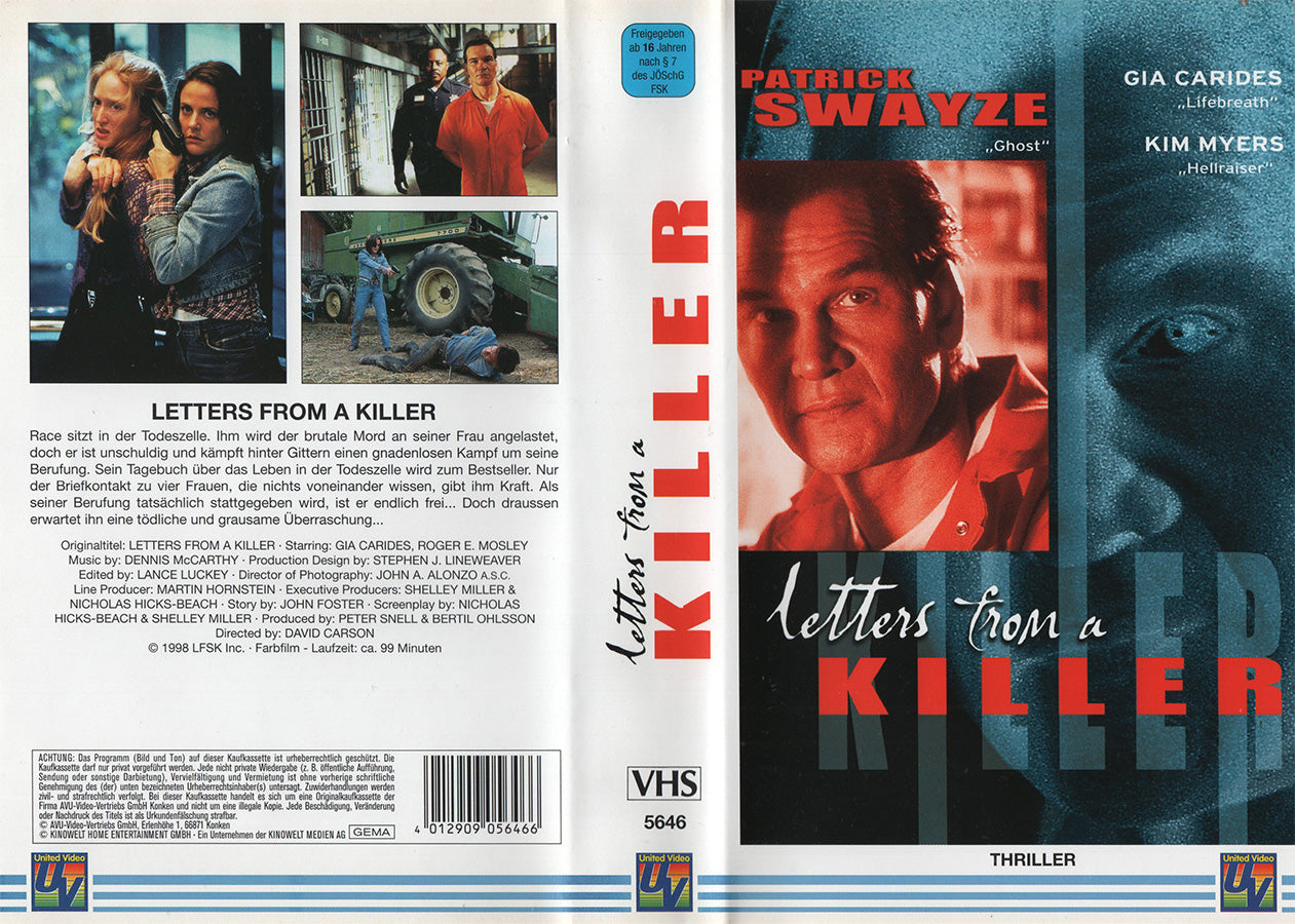 Letters from a Killer (VHS - DE)