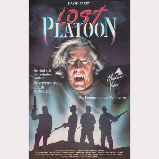 Lost Platoon Madison Video 1993 VHS Kassette Cover