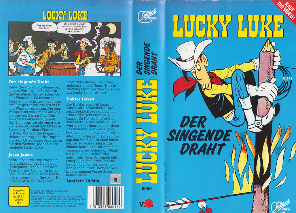 Lucky Luke: Der singende Draht (VHS - DE)