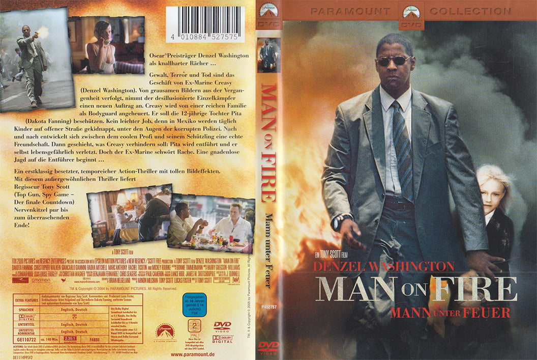 Man on Fire - Mann unter Feuer (DVD - 2005 - DE)