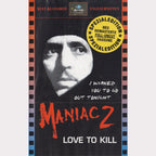Maniac 2 Love to Kill Astro 1998 Spezialedition VHS Kassette Cover