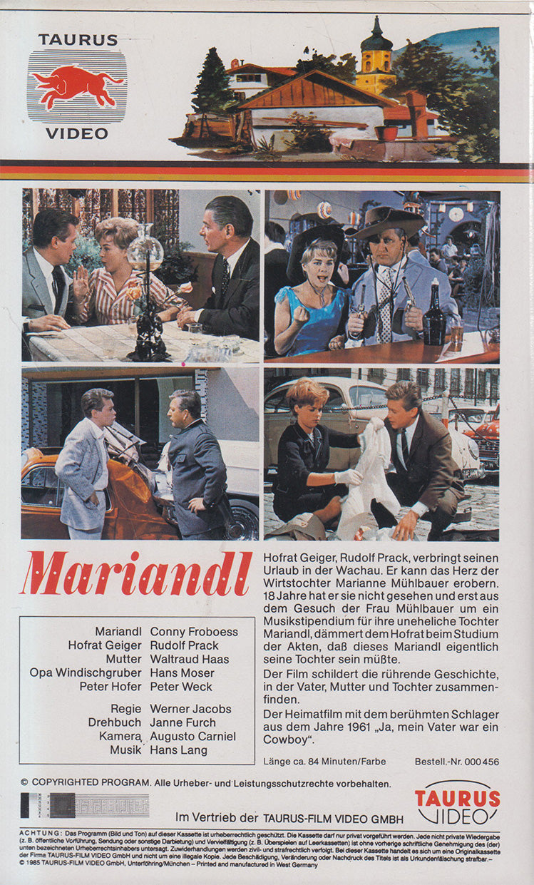 Mariandl (VHS - 1985 - DE)