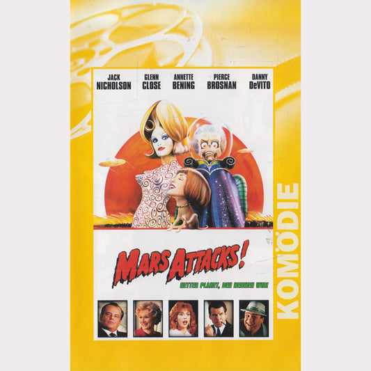 Mars Attacks! Warner Home Video 2000 VHS Cover