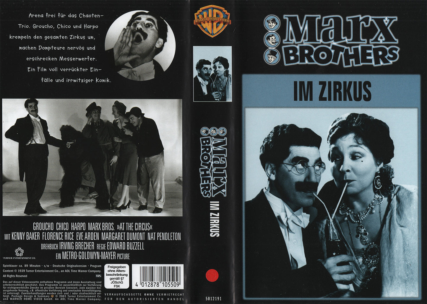 Marx Brothers : Au cirque (VHS - 2001 - DE)