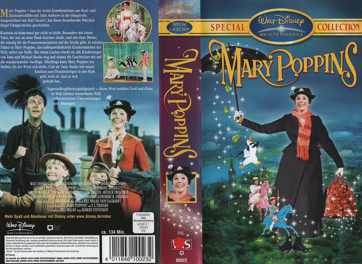 Mary Poppins (VHS - DE)