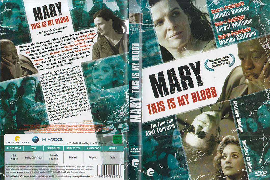 Mary - This is My Blood (DVD - 2008 - DE)
