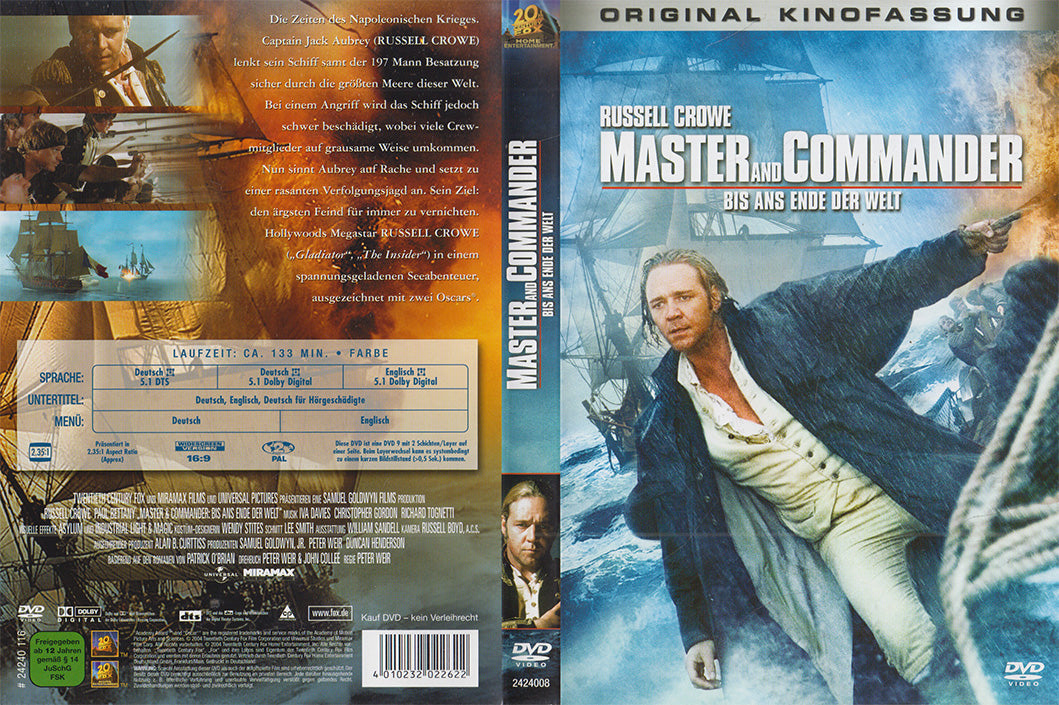 Master and Commander - De l'autre côté du monde (DVD - 2004 - DE)